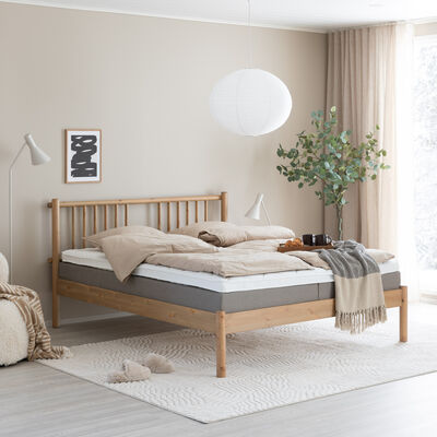 Liinu sänky 160x200 cm antiikkipetsattu