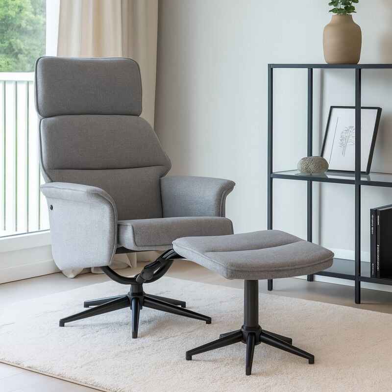 Vega nojatuoli ja rahi harmaa