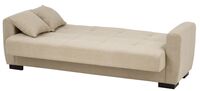 Baran 3-istuttava vuodesohva beige levitettynä