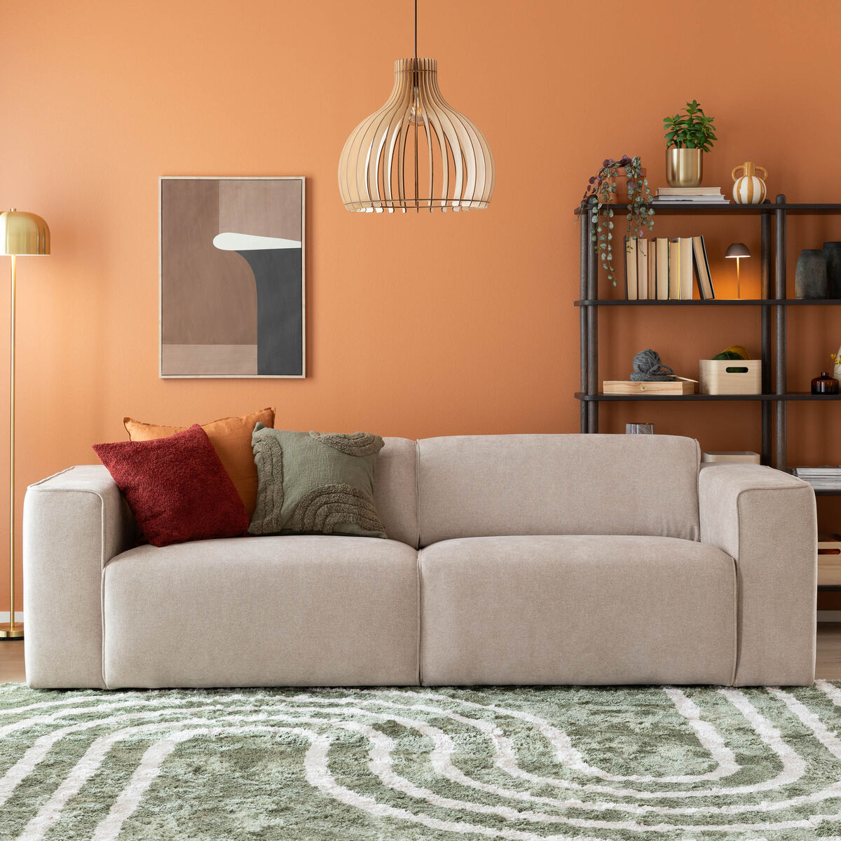 Hali 3-istuttava sohva Storm 06 beige