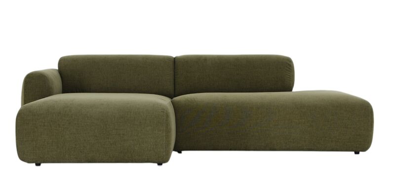 Lumo divaanisohva avopäädyllä vasen Home 14 vihreä
