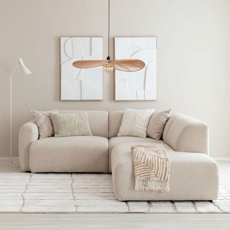 Lumo mini avokulmasohva oikea Home 05 beige