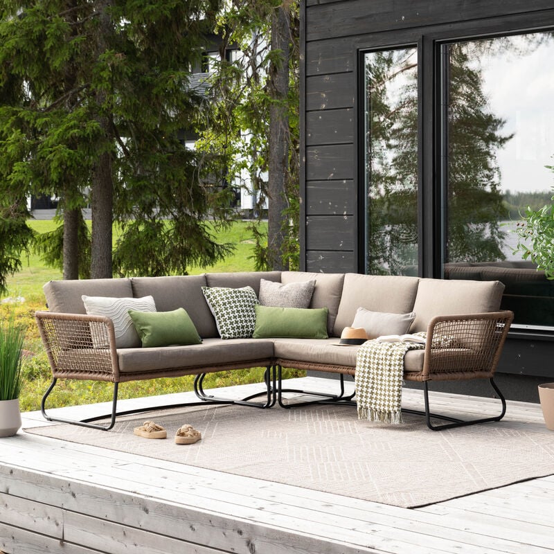 Mooda Silmu kulmasohva 2K2 ruskea