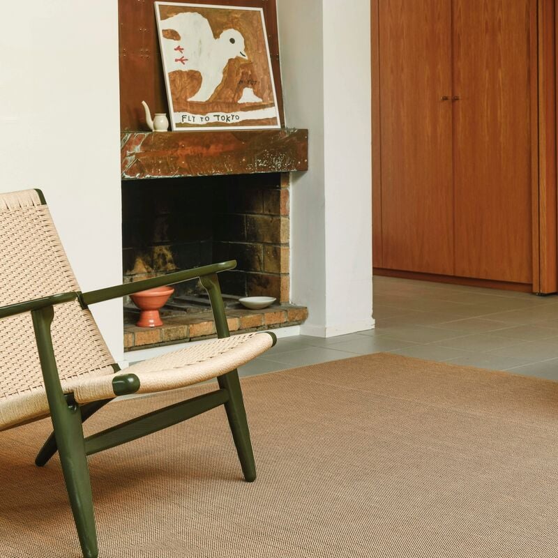 VM Carpet Havu paperinarumatto natur/musta 79