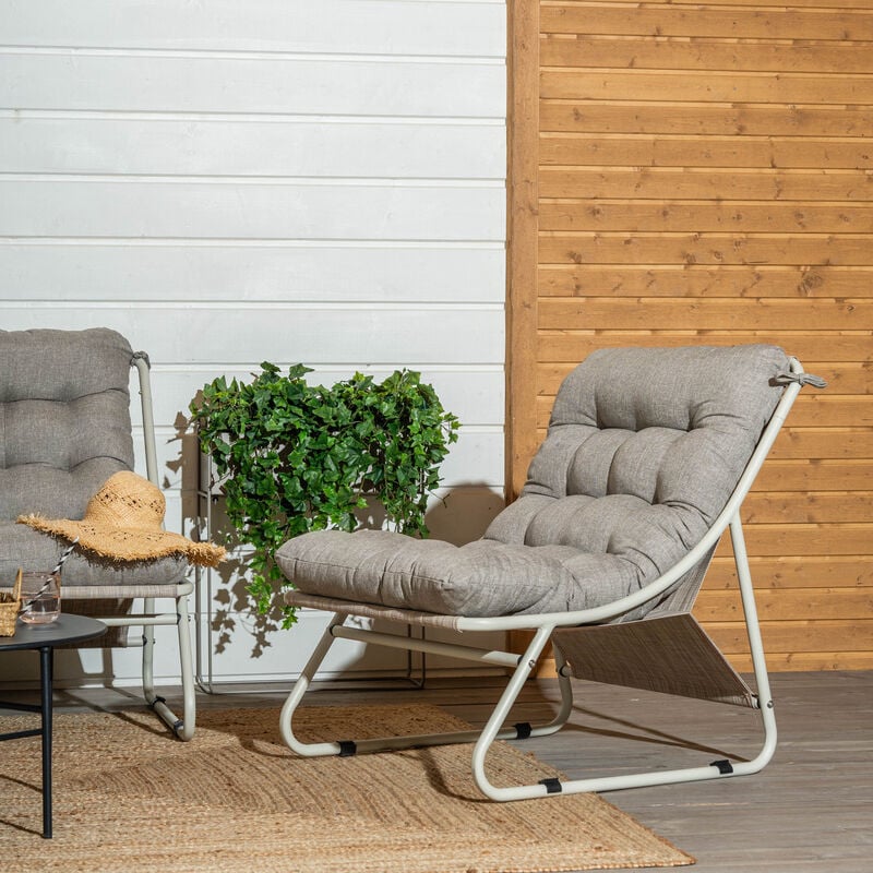 Laakso nojatuoli greige/hiekka