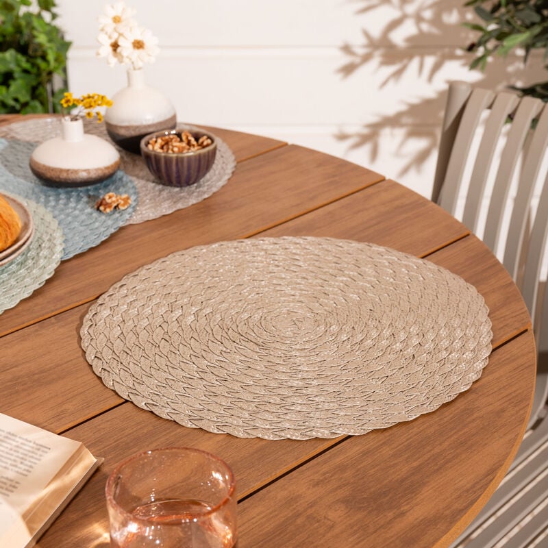 4Living Letti tabletti Ø38 cm beige