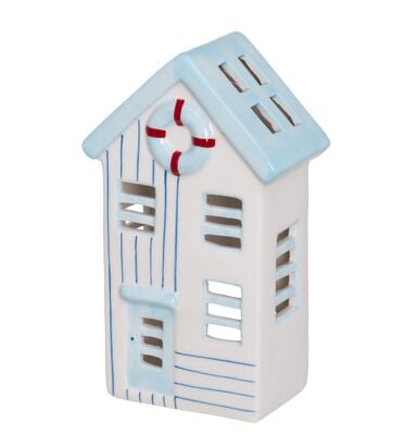 4Living Beach Hut talolyhty 20 cm vaaleansininen