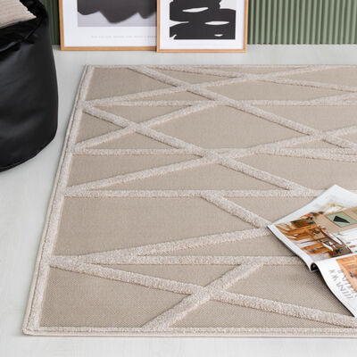 Vivia matto 160x230 cm valkoinen