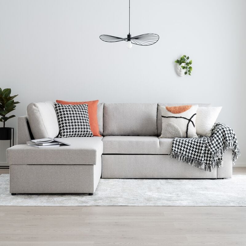 Ruuhi avokulmavuodesohva vasen hiekka Hygge 10