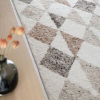 Mooda Siimes villamatto valkoinen/beige