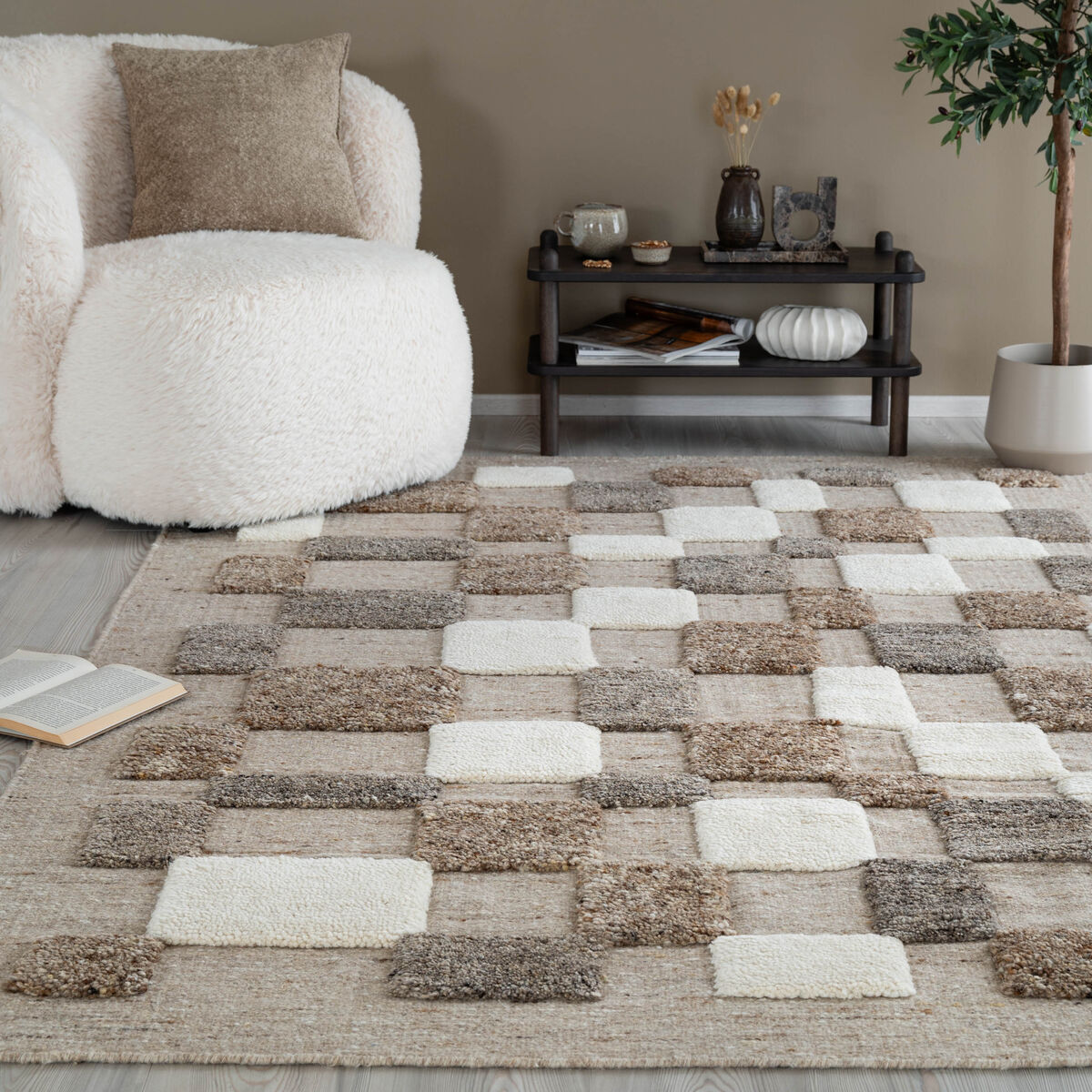 Mooda Kallas villamatto 200x290 cm beige