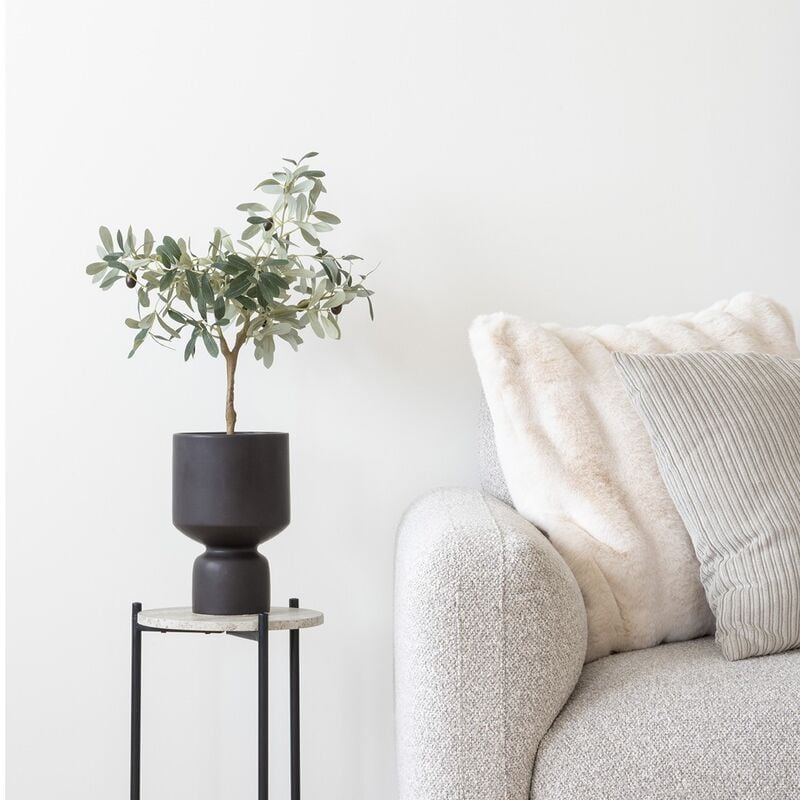 House Nordic kukkaruukku keraaminen 15x23,5 cm musta