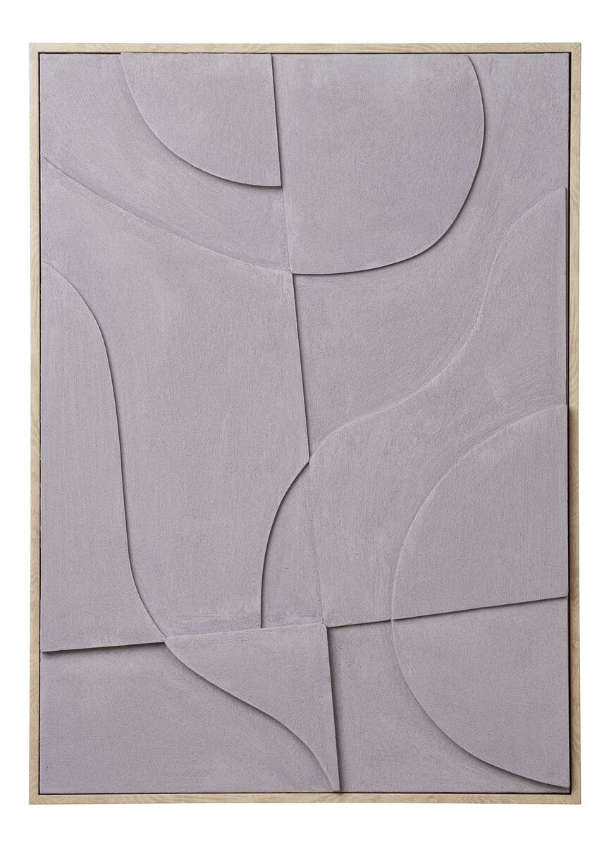 House Nordic Madeline reliefi Nro 2 canvastaulu 50x70 cm hiekka