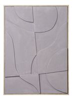 House Nordic Madeline reliefi Nro 2 canvastaulu 50x70 cm hiekka