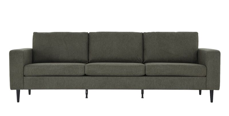 Toronto 3-istuttava sohva vihreä verita 34, jalka wenge