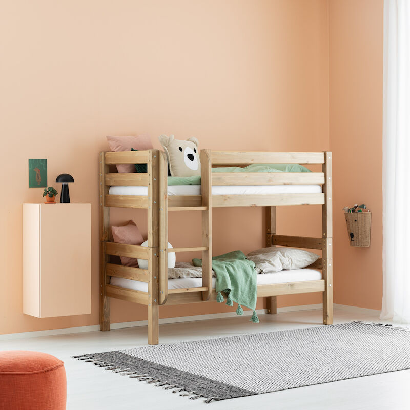 Liisa pieni kerrossänky 70x155 cm antiikkipetsattu