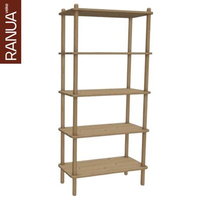 Askel avohylly 73x35x152 cm puuvalmis