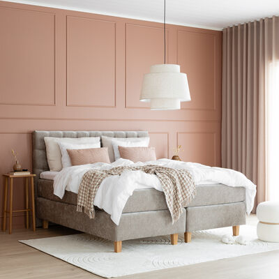 Unia Premium Jenkkisänkypaketti M/L 180x200 Hopea, 900 stylex pp, Tammi kartio 1