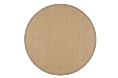 VM Carpet Sisal matto pyöreä 240 cm beige-harmaa(kuvausmalli)