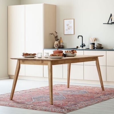 Koto ruokapöytä 200x90 cm öljytty tammi