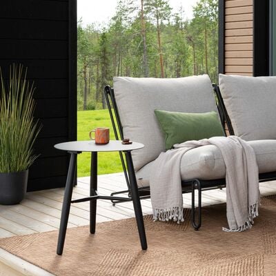 Brafab Vannes pyöreä sohvapöytä Ø45 cm greige