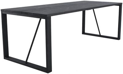 Honka terassilankkupöytä 220x90 cm antiikkipetsattu/musta