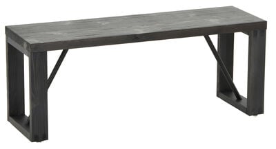 Honka terassipenkki 115x35 cm puujalalla antiikkipetsattu/valkoinen