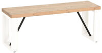 Honka terassipenkki 115x35 cm puujalalla antiikkipetsattu/valkoinen