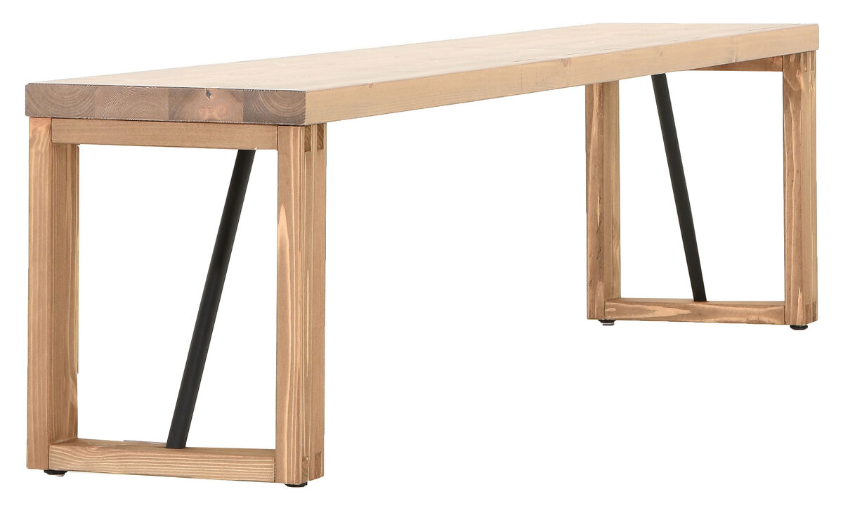 Honka terassipenkki 195x35 cm puujalalla antiikkipetsattu/antiikkipetsattu