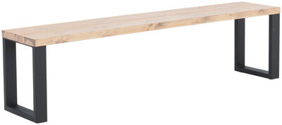 Ruska terassipenkki 35x176 cm antiikkipetsattu harjattu ja lakattu mänty/valkoin