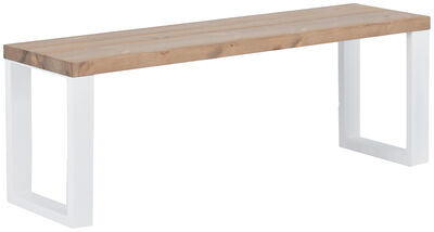 Ruska terassipenkki 35x126 cm antiikkipetsattu harjattu ja lakattu mänty/musta m