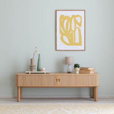 Raita tv-taso 140x40x45 cm savutammi