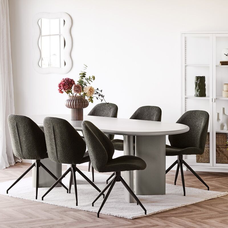 House Nordic Nagano ruokapöytä 220x100 cm greige