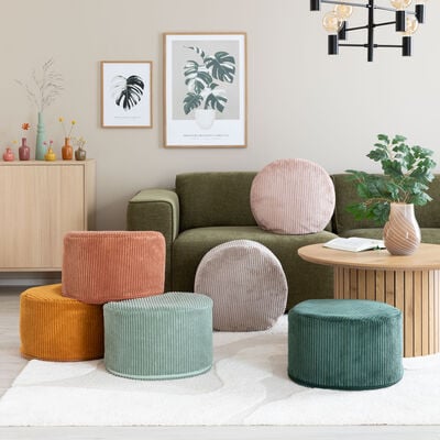 Hilla pyöreä rahi Ø45 cm tummanvihreä