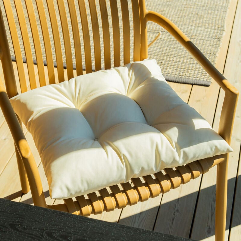 Laavu istuinpehmuste sisä-/ulkokäyttöön 45x45 cm vaalea hiekka