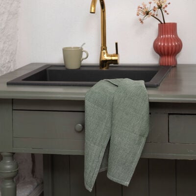 Fanni K Bamboo keittiöpyyhe 2 kpl 50x70 cm pähkinänruskea