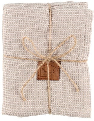 Fanni K Bamboo keittiöpyyhe 2 kpl 50x70 cm pähkinänruskea