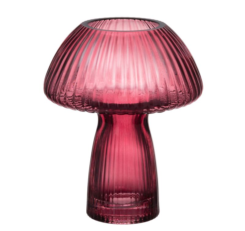 4Living Rosita maljakko 20 cm viininpunainen