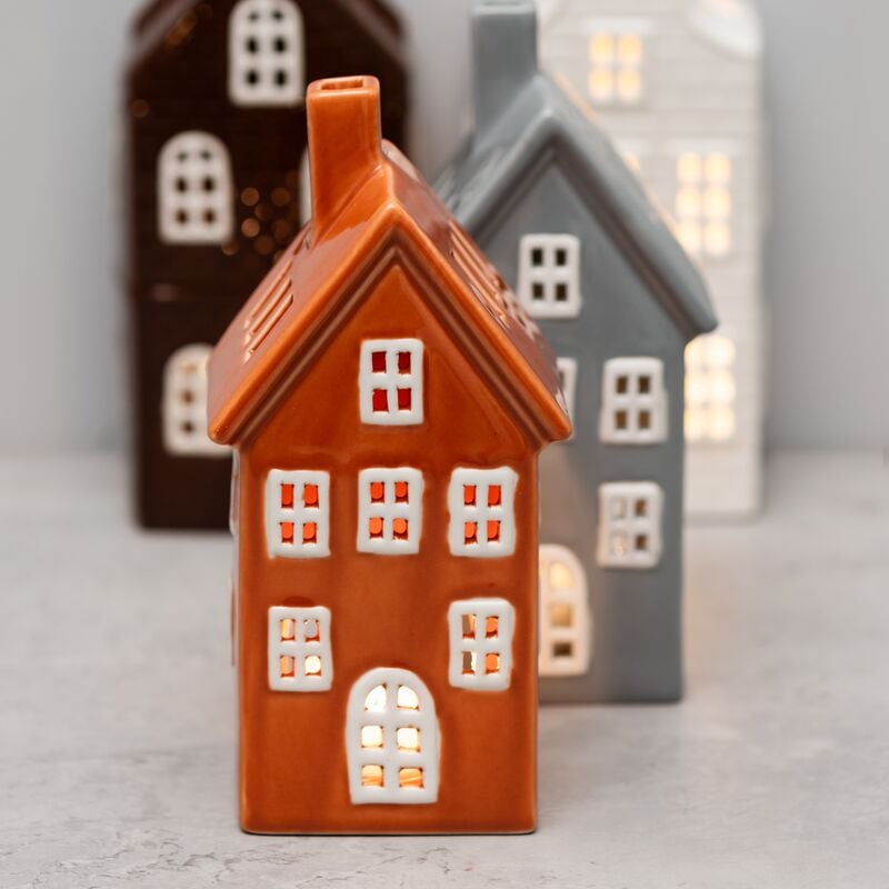 4Living Copenhagen talolyhty 19 cm oranssi