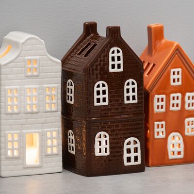 4Living Copenhagen talolyhty 20 cm ruskea