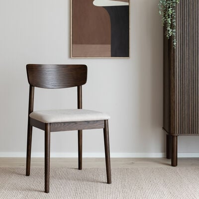 Alppi tuoli lakattu tammi, vaalea beige basel 24