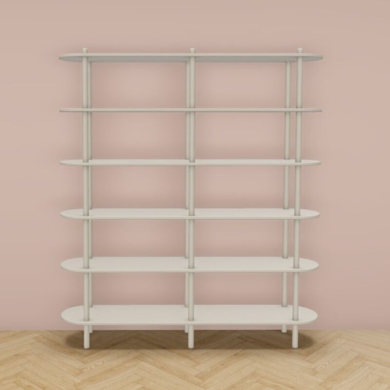 Askel avohylly 165x35x185 cm greige