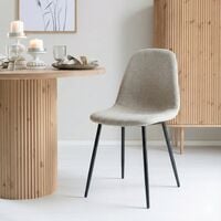 Furia tuoli hiekka UF821-02 , mustat jalat