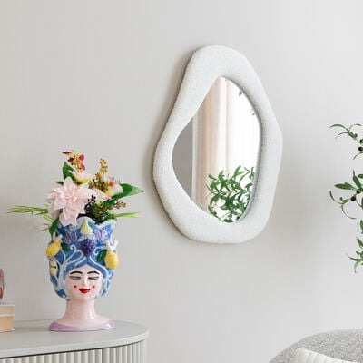 House Nordic Bosa teddy peili 46,5x61 cm valkoinen