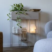 House Nordic Rabo kukkateline 3-hyllyllä hiekka