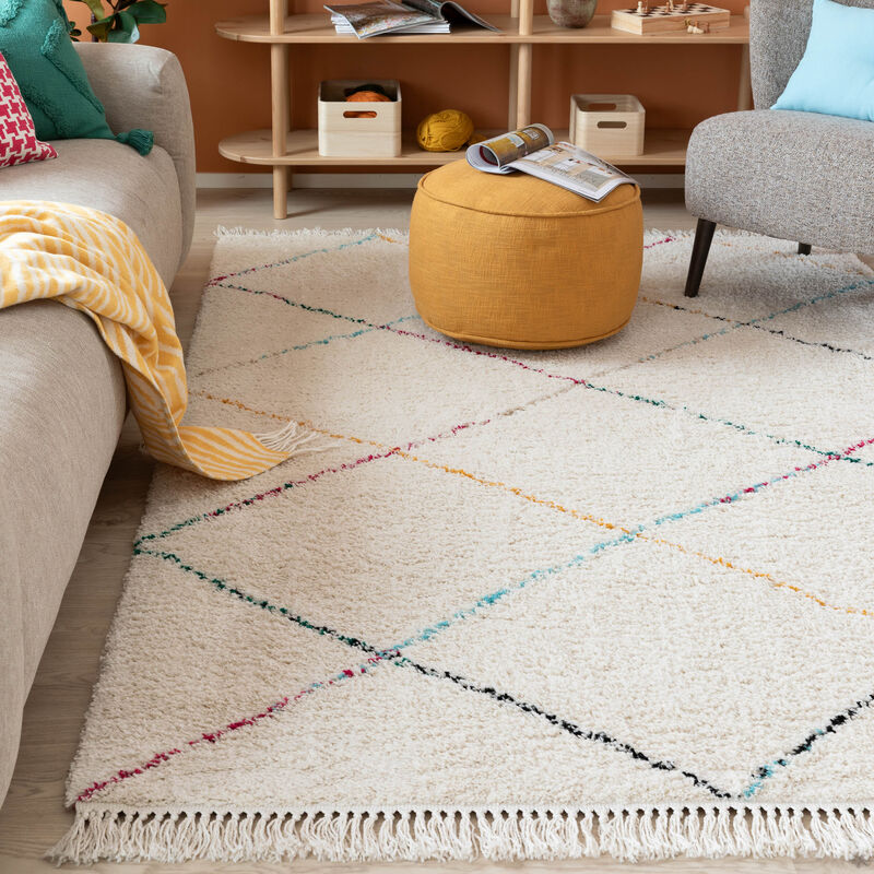 Joy nukkamatto 160x230 cm valkoinen/multi