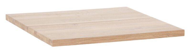 Tammi lankkupöydän kansi 80x80x3,6 cm lakattu tammi