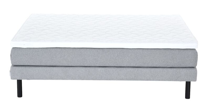 Unia Trend Slim jenkkisänkypaketti 160x200 cm L relax, harmaa, puujalat