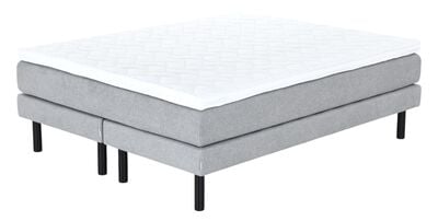 Unia Trend Slim jenkkisänky 160x200 cm L platina stylex, harmaa, puujalat