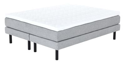 Unia Trend Slim jenkkisänkypaketti 160x200 cm L relax, harmaa, puujalat